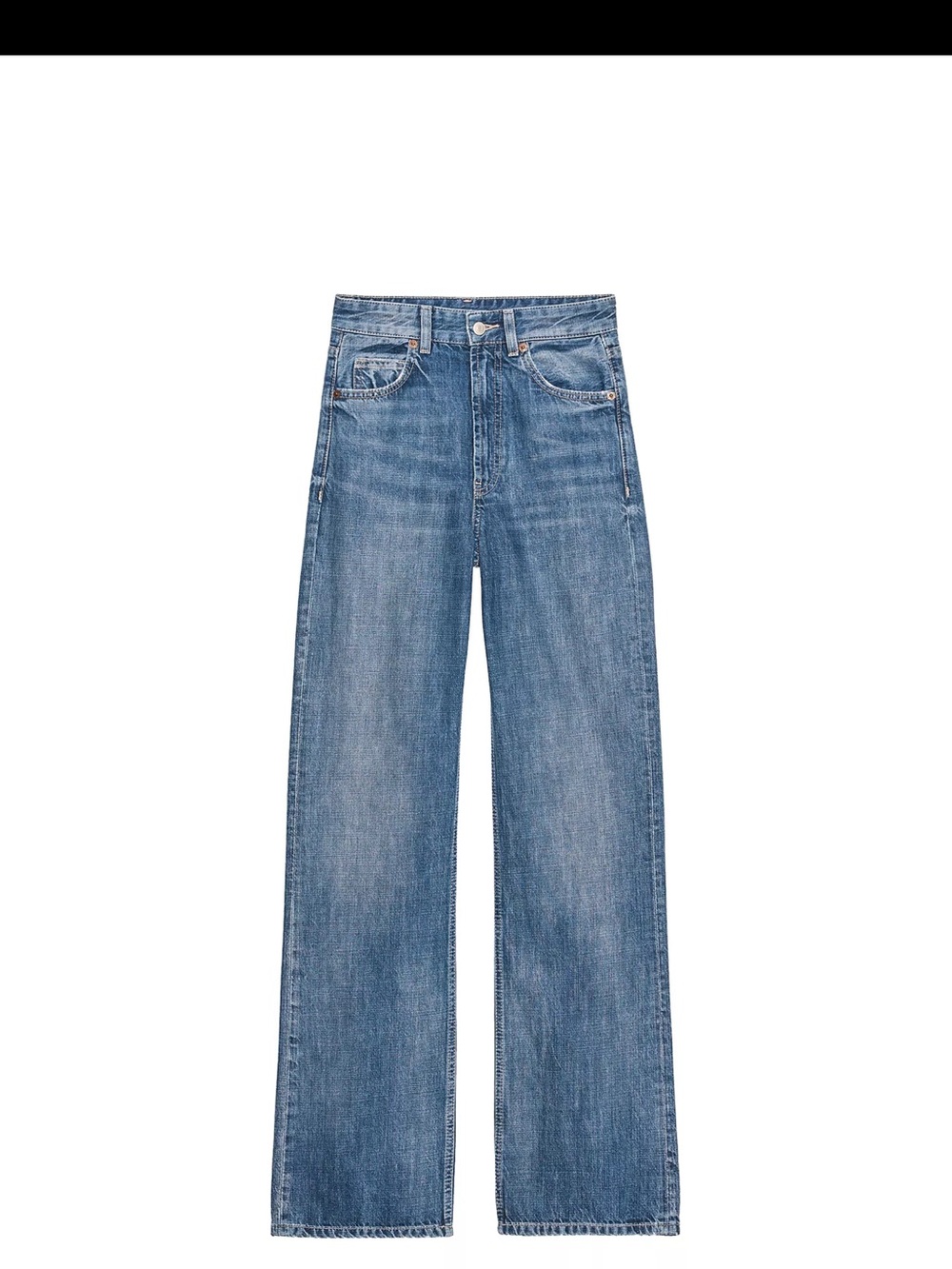 Zara Wide-Leg High-Rise Jeans